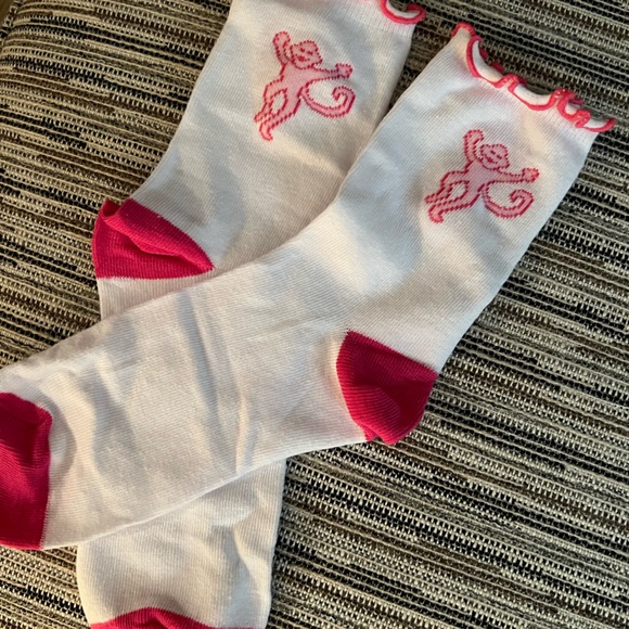 Roller Rabbit Valentine’s Ruffle Socks - Picture 2 of 2